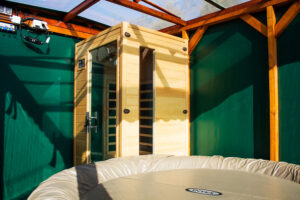 Sauna i jakuzzi